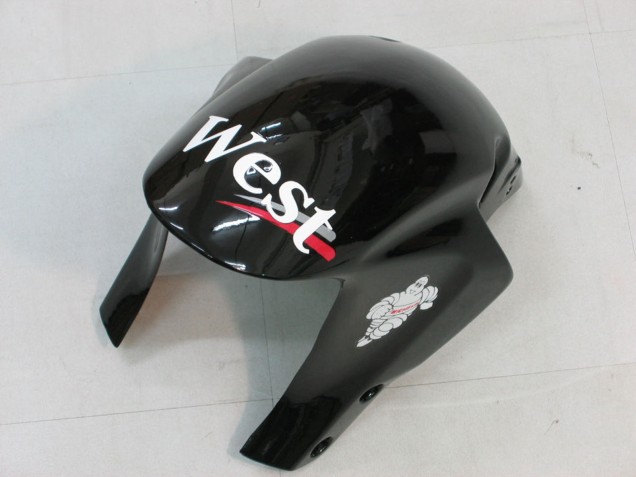 Compra Carenados Moto Honda CBR600RR 2005-2006 - Negro Brillante Blanco West