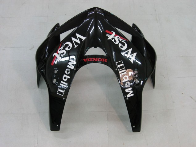 Compra Carenados Moto Honda CBR600RR 2005-2006 - Negro Brillante Blanco West