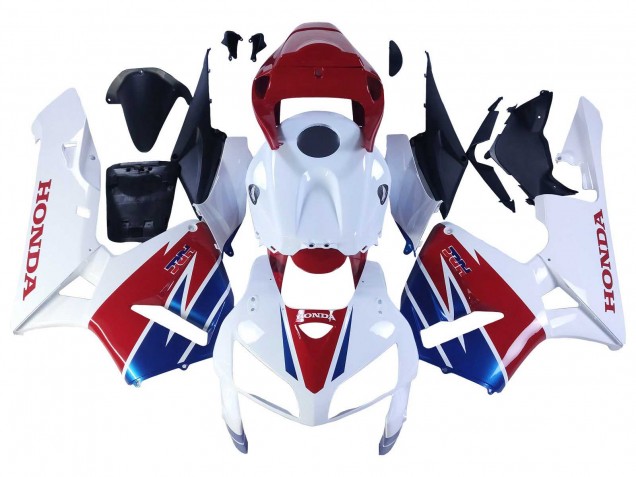 Compra Carenado Moto Honda CBR600RR 2005-2006 - Blanco Rojo Azul HRC