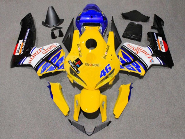 Compra Carenados Moto Honda CBR600RR 2005-2006 - Amarillo Azul Blanco Nastro Azzurro 46