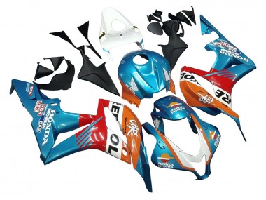 Compra Carenados Moto Honda CBR600RR 2007-2008 - Naranja Blanco Rojo Azul Repsol