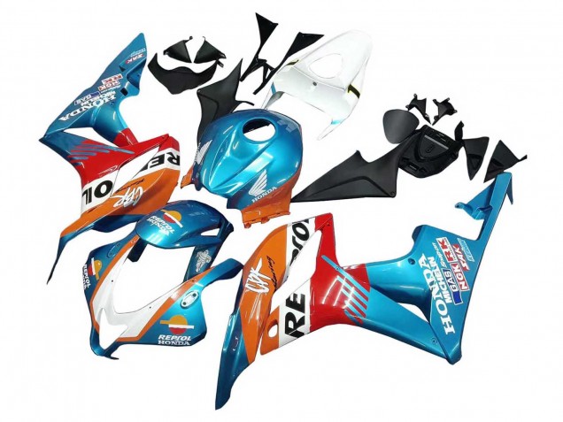 Compra Carenados Moto Honda CBR600RR 2007-2008 - Naranja Blanco Rojo Azul Repsol