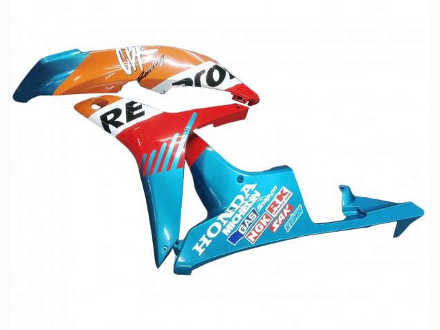 Compra Carenados Moto Honda CBR600RR 2007-2008 - Naranja Blanco Rojo Azul Repsol