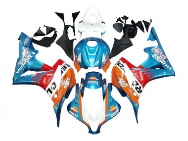 Compra Carenados Moto Honda CBR600RR 2007-2008 - Naranja Blanco Rojo Azul Repsol