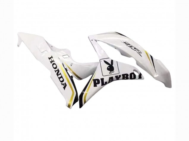 Compra Carenado Moto Honda CBR600RR 2007-2008 - Blanco Oro Negro Brillante Playboy