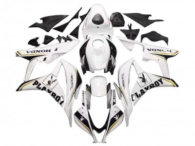 Compra Carenado Moto Honda CBR600RR 2007-2008 - Blanco Oro Negro Brillante Playboy