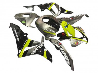 Compra Carenados Moto Honda CBR600RR 2007-2008 - Gris Fluorescent Amarillo Tiburón