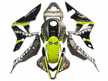 Compra Carenados Moto Honda CBR600RR 2007-2008 - Gris Fluorescent Amarillo Tiburón
