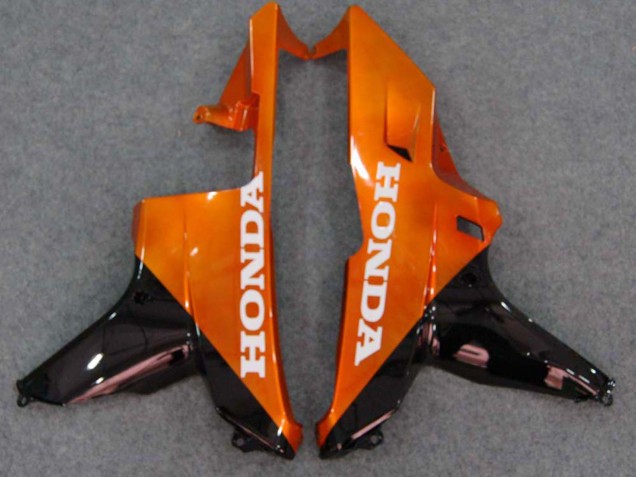 Compra Carenados Moto Honda CBR600RR 2007-2008 - Negro Brillante Naranja Llama
