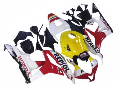 Compra Carenados Moto Honda CBR600RR 2007-2008 - Blanco Amarillo Rojo Repsol HRC