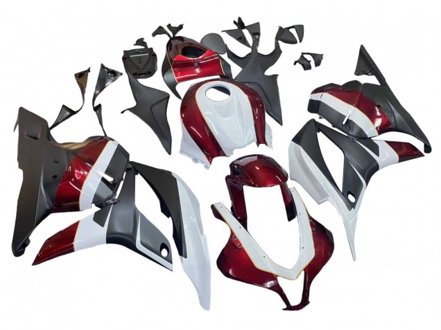 Compra Carenados Moto Honda CBR600RR 2009-2012 - Blanco Rojo Negro Mate
