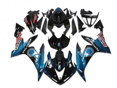 Compra Carenados Moto Yamaha YZF R1 2004-2006 - Azul Verdoso Negro Brillante Rojo Petronas ENEOS