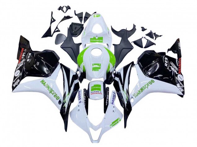 Compra Carenados Moto Honda CBR600RR 2009-2012 - Blanco Verde Negro Brillante Hannspree