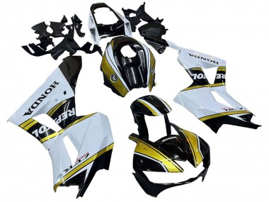 Compra Carenados Moto Honda CBR600RR 2013-2023 - Blanco Oro Negro Brillante Repsol