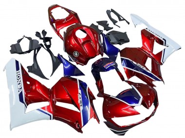 Compra Carenados Moto Honda CBR600RR 2013-2023 - Blanco Rojo Azul HRC