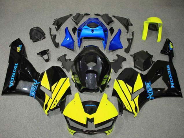 Compra Carenados Moto Honda CBR600RR 2013-2023 - Azul Amarillo Negro Brillante