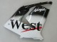Compra Carenados Moto Kawasaki ZX10R 2004-2005 - Blanco Negro West Ninja