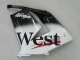 Compra Carenados Moto Kawasaki ZX10R 2004-2005 - Blanco Negro West Ninja