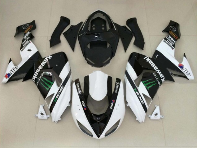 Compra Carenados Moto Kawasaki ZX10R 2004-2005 - Verde Rojo Negro
