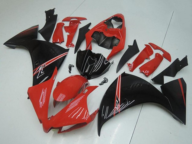 Compra Carenados Moto Yamaha YZF R1 2012-2014 - Rojo Negro Brillante