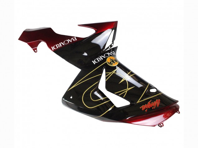 Compra Carenados Moto Kawasaki ZX10R 2006-2007 - Negro Rojo Oro BACARDI