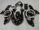 Compra Carenados Moto Kawasaki ZX10R 2006-2007 - Negro Brillante Blanco Círculo