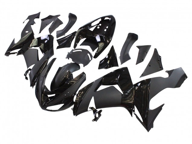 Compra Carenados Moto Kawasaki ZX10R 2006-2007 - Negro Mate Negro Brillante