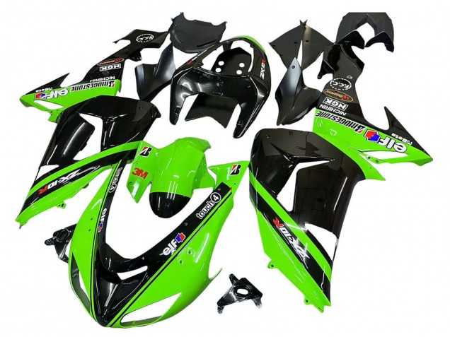 Compra Carenados Moto Kawasaki ZX10R 2006-2007 - Verde Negro Elf Touch4 3M