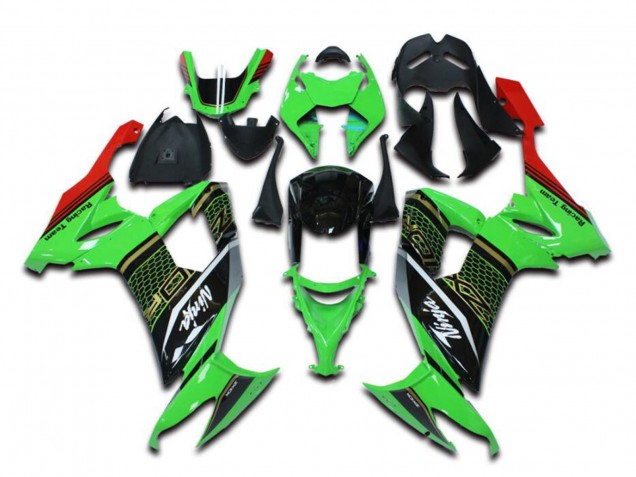 Compra Carenados Moto Kawasaki ZX10R 2006-2007 - Verde Rojo Negro