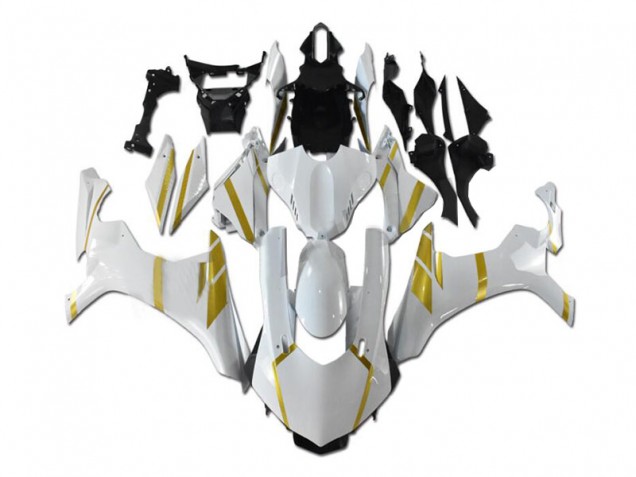 Compra Carenados Moto Yamaha YZF R1 2015-2019 - Blanco Oro