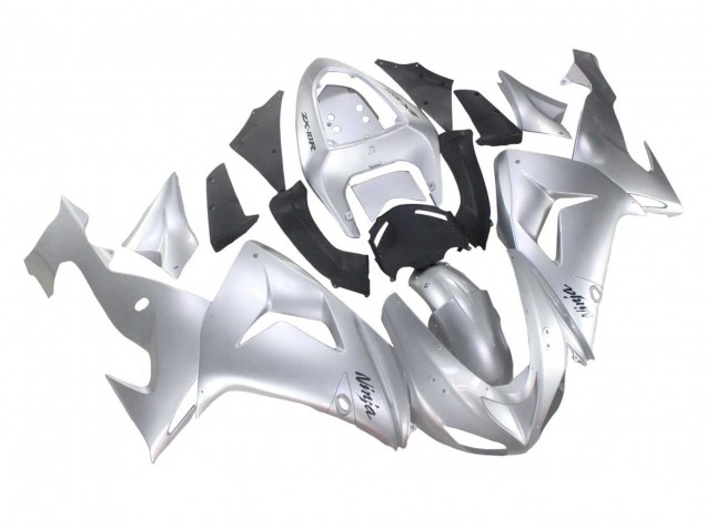 Compra Carenados Moto Kawasaki ZX10R 2006-2007 - Plata Negro Ninja