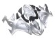 Compra Carenados Moto Kawasaki ZX10R 2006-2007 - Plata Negro Ninja