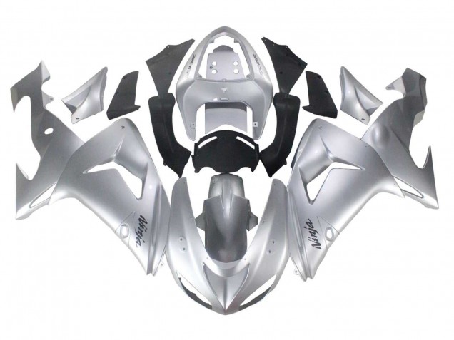 Compra Carenados Moto Kawasaki ZX10R 2006-2007 - Plata Negro Ninja