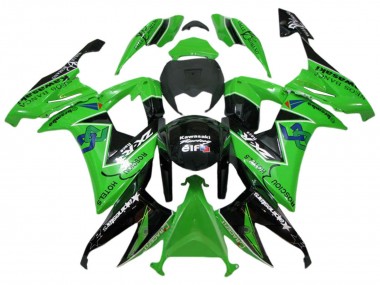 Compra Carenados Moto Kawasaki ZX10R 2008-2010 - Verde Negro Brillante Rosciou Hotels