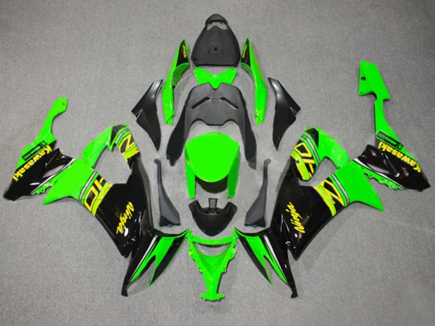 Compra Carenados Moto Kawasaki ZX10R 2008-2010 - Verde Negro Brillante Amarillo