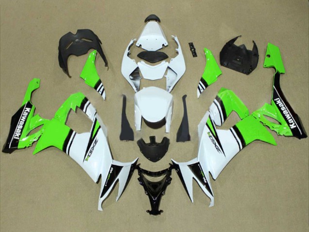 Compra Carenados Moto Kawasaki ZX10R 2008-2010 - Blanco Verde Negro
