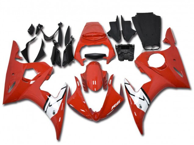 Compra Carenados Moto Yamaha YZF R6 2003-2004 - Rojo Blanco