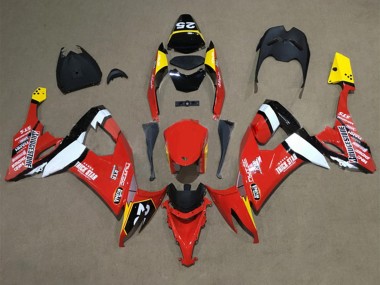 Compra Carenados Moto Kawasaki ZX10R 2008-2010 - Rojo Amarillo Blanco Negro