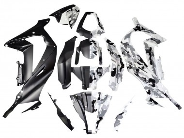 Compra Carenados Moto Kawasaki ZX10R 2008-2010 - Blanco Negro Dividir