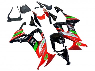 Compra Carenados Moto Kawasaki ZX10R 2008-2010 - Rojo Verde Negro