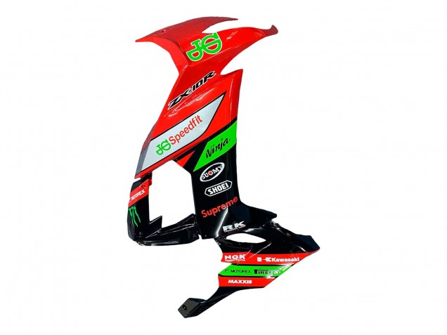 Compra Carenados Moto Kawasaki ZX10R 2008-2010 - Rojo Verde Negro
