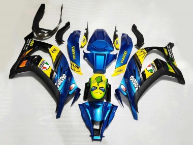 Compra Carenados Moto Kawasaki ZX10R 2008-2010 - Azul Amarillo Negro Tiburón