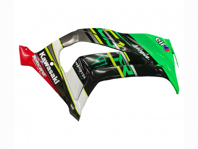 Compra Carenados Moto Kawasaki ZX10R 2011-2015 - Verde Amarillo Negro Blanco Elf Monstruo
