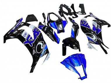 Compra Carenados Moto Kawasaki ZX10R 2011-2015 - Azul Blanco Negro Brillante
