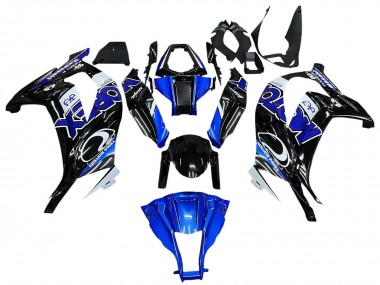 Compra Carenados Moto Kawasaki ZX10R 2011-2015 - Azul Blanco Negro Brillante