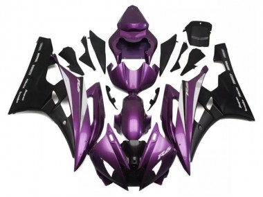 Compra Carenados Moto Yamaha YZF R6 2006-2007 - Púrpura Negro Mate Santander