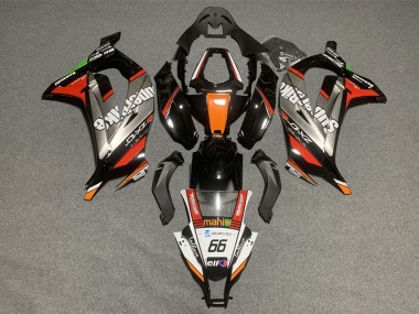 Compra Carenados Moto Kawasaki ZX10R 2011-2015 - Blanco Naranja Negro Mahi Elf 66 Superbike
