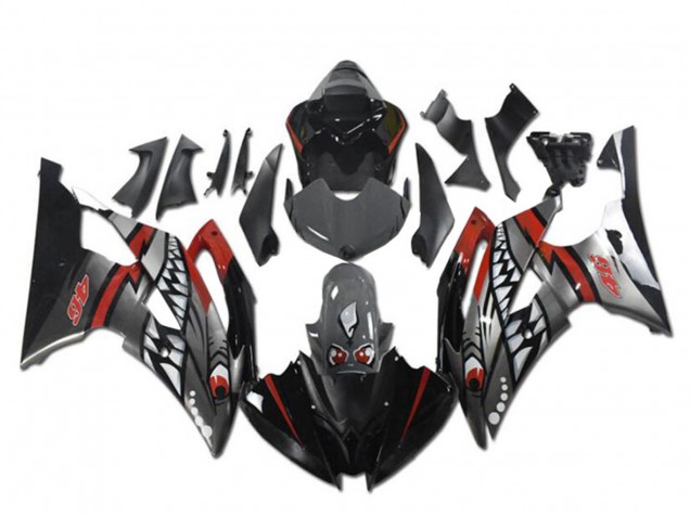 Compra Carenados Moto Yamaha YZF R6 2008-2016 - Rojo Plata Gris Tiburón