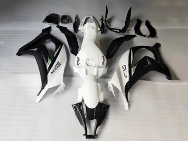 Compra Carenados Moto Kawasaki ZX10R 2011-2015 - Blanco Negro Mate Verde Calcomanías