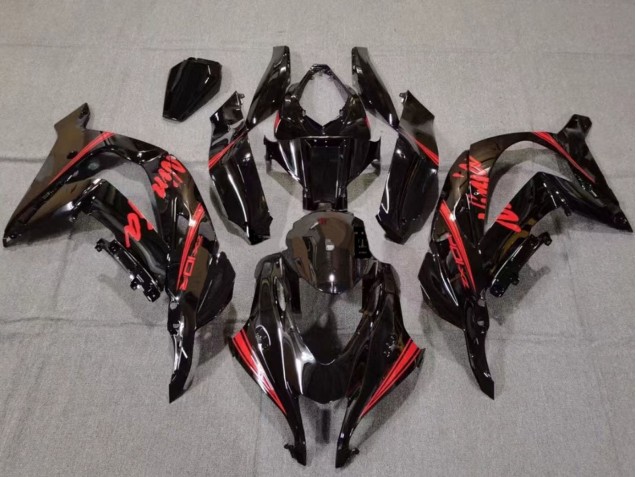 Compra Carenados Moto Kawasaki ZX10R 2016-2020 - Negro Brillante Rojo